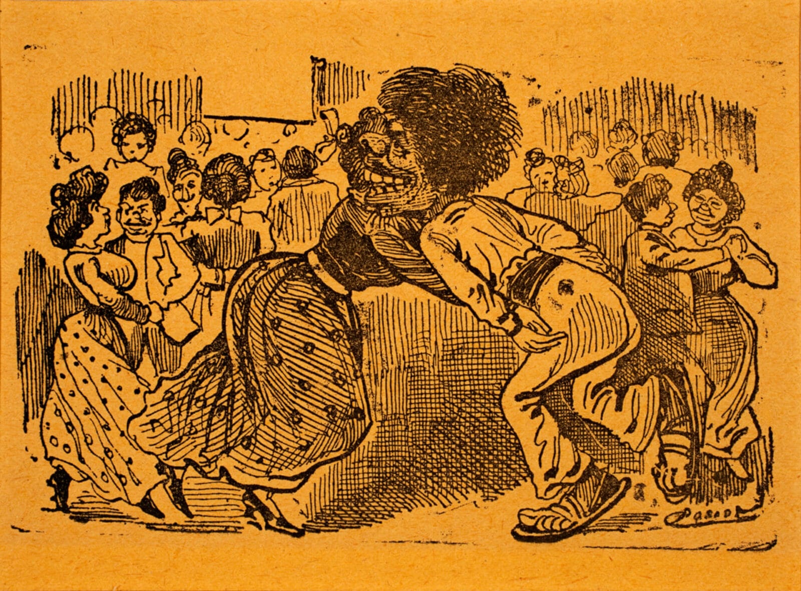 Corrido: La rumba / Corrido: The Rumba. Artist: José Guadalupe Posada. Date: undated (20th-century restrike). Medium: grabado en relieve (placa de zinc) sobre papel / zinc relief etching on paper.