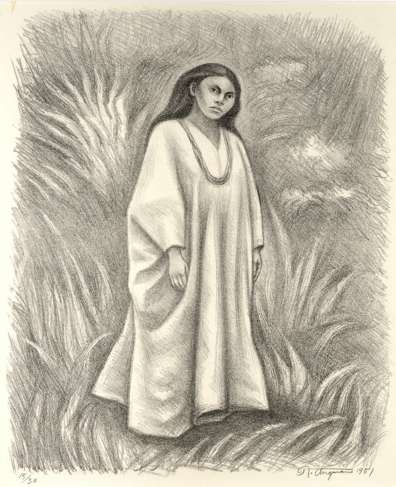 Ko. Artist: Raúl Anguiano. Date: 1951. Medium: litografía sobre papel / lithograph on paper.