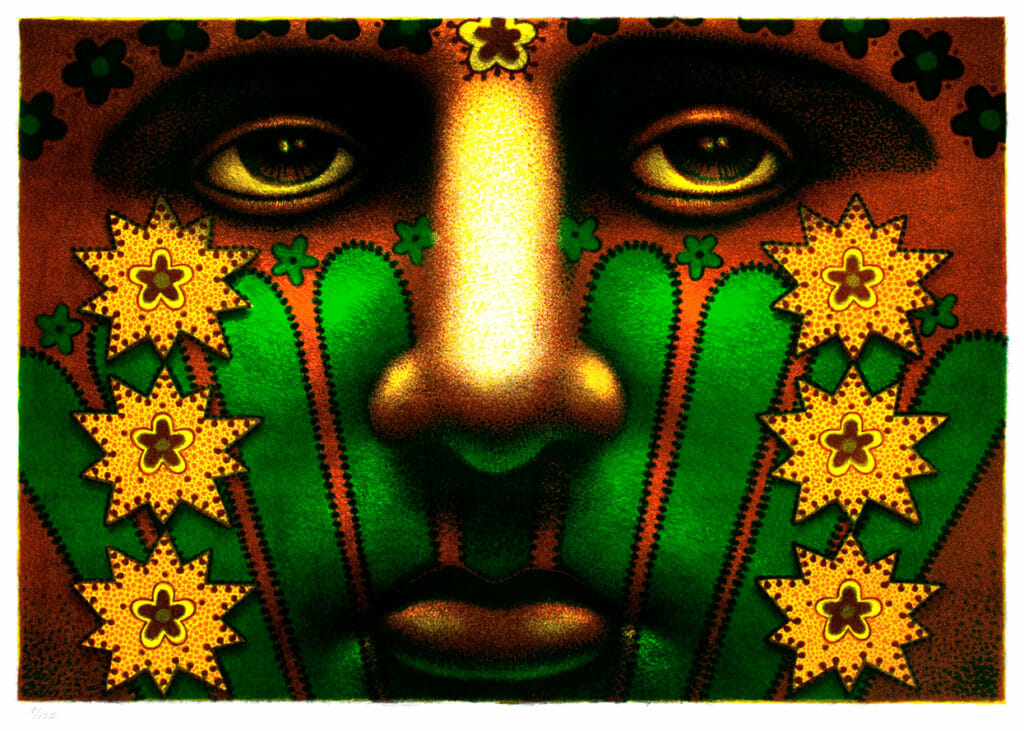 Bondo. Artist: Ed Paschke. Date: 2004. Medium: lithograph.