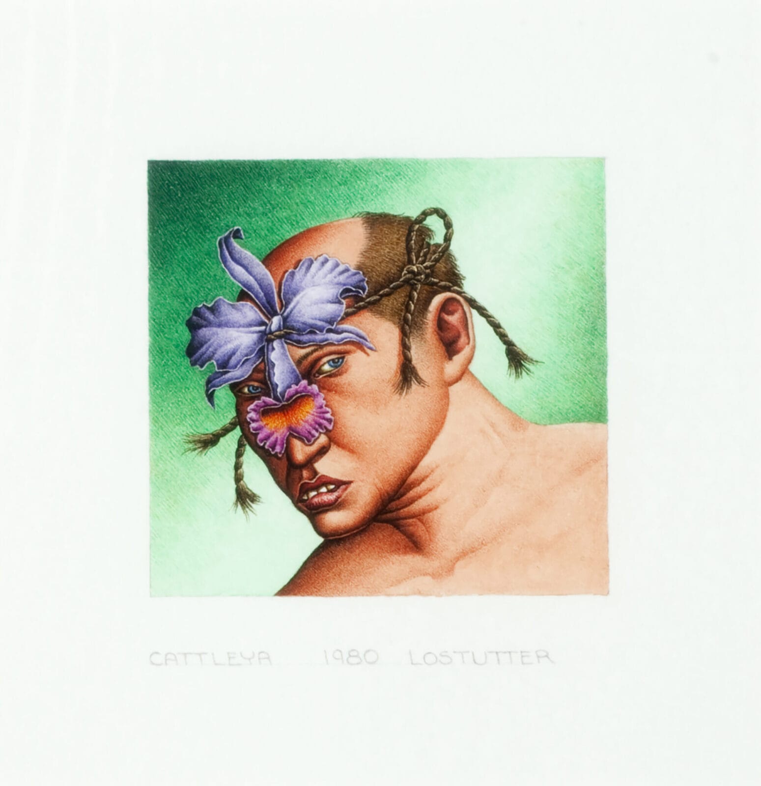 Cattleya. Artist: Robert Lostutter. Date: 1980. Medium: watercolor on paper.
