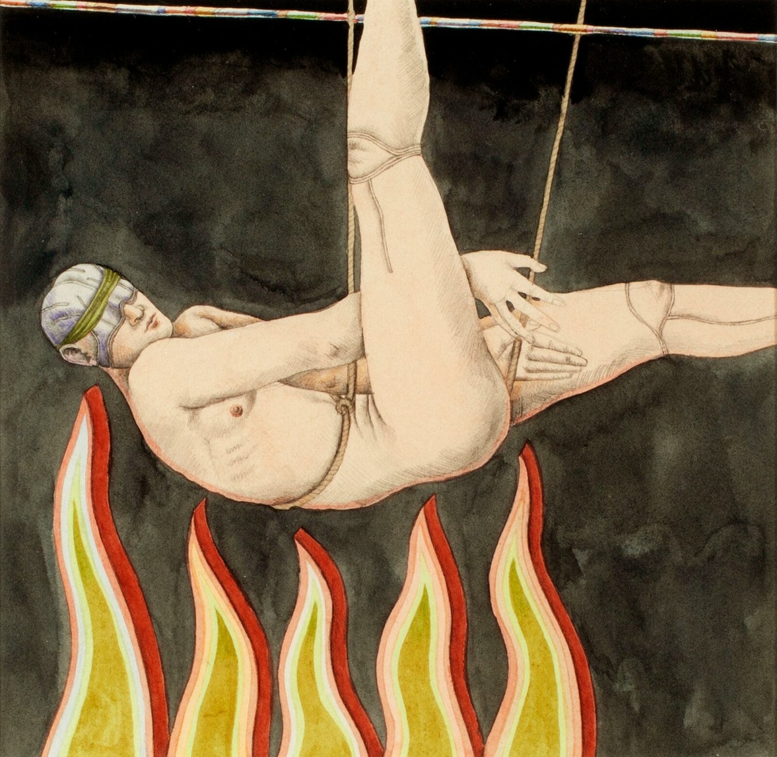 Untitled. Artist: Robert Lostutter. Date: 1983. Medium: graphite and colored pencil on paper.