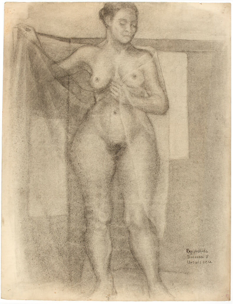 Untitled. Artist: Ray Yoshida. Date: c. 1953. Medium: charcoal on paper.