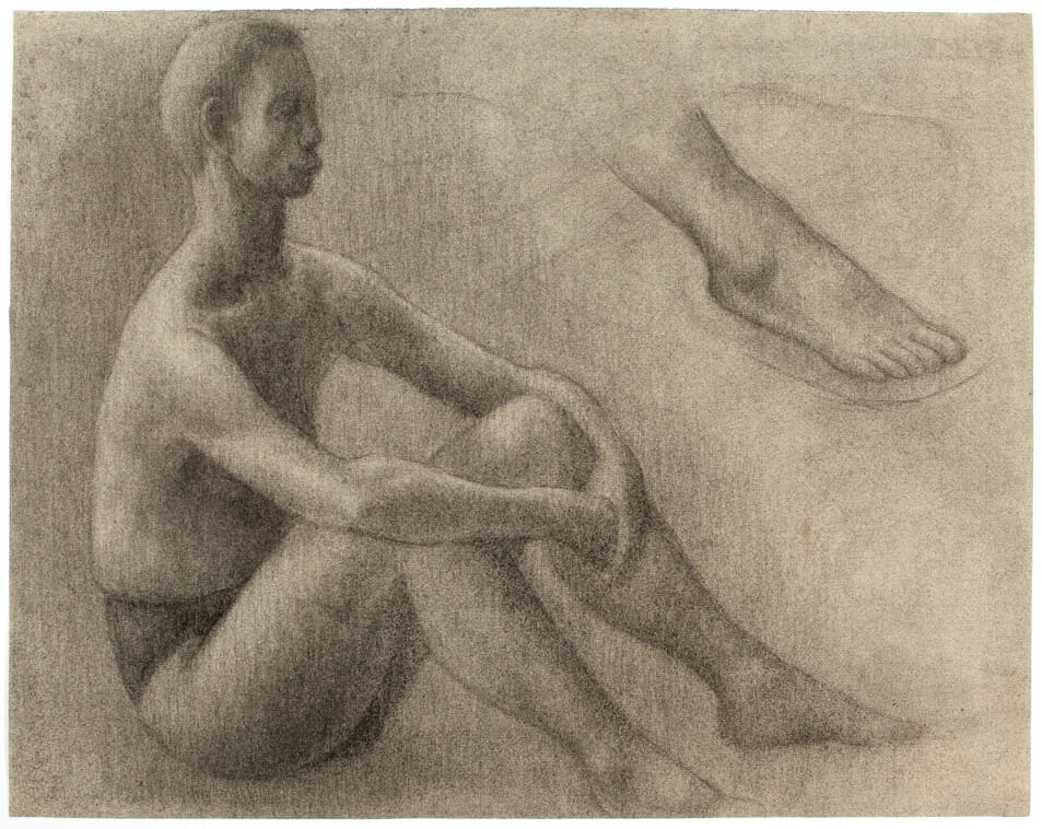 Untitled. Artist: Ray Yoshida. Date: c. 1953. Medium: charcoal.