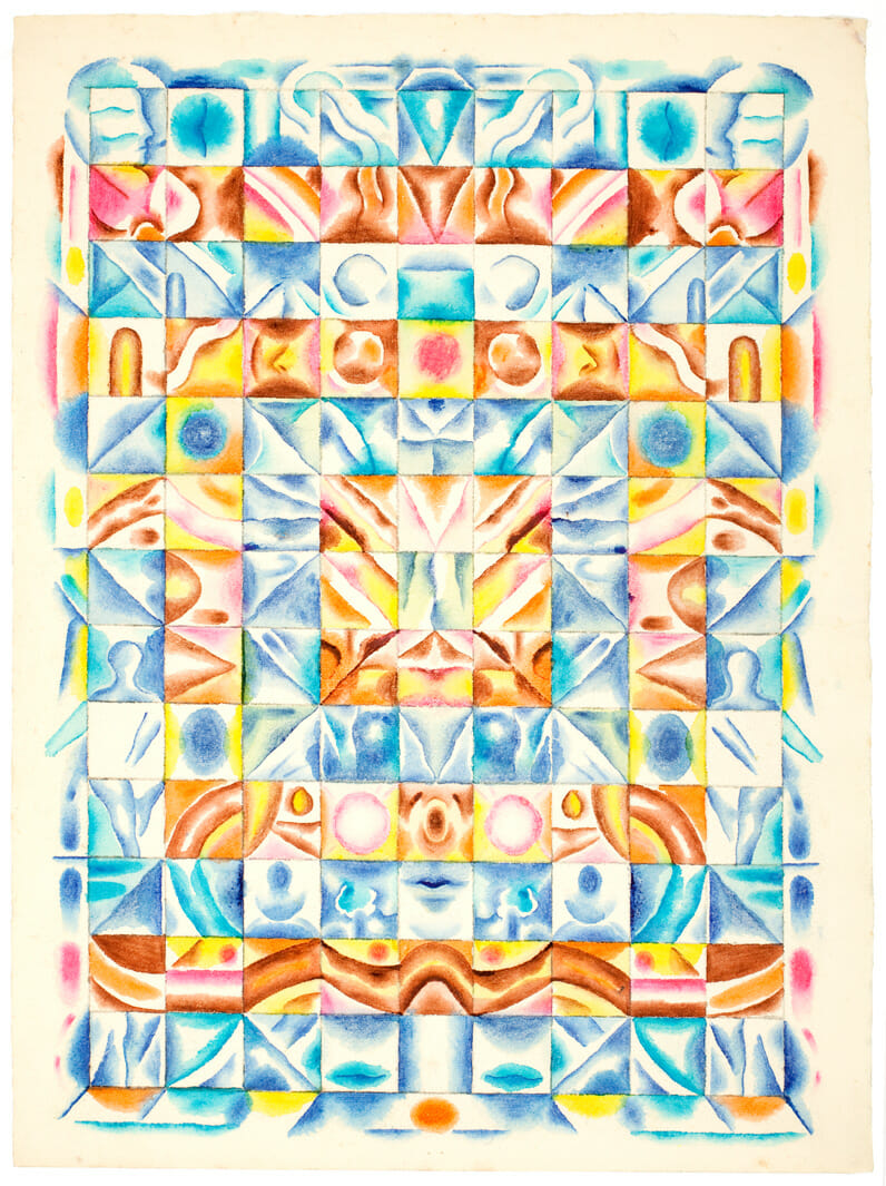 Untitled. Artist: Ray Yoshida. Date: c. 1962. Medium: watercolor and graphite.