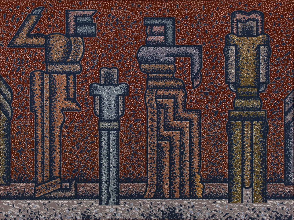 Untitled. Artist: Ray Yoshida. Date: c. 1980. Medium: oil on canvas.