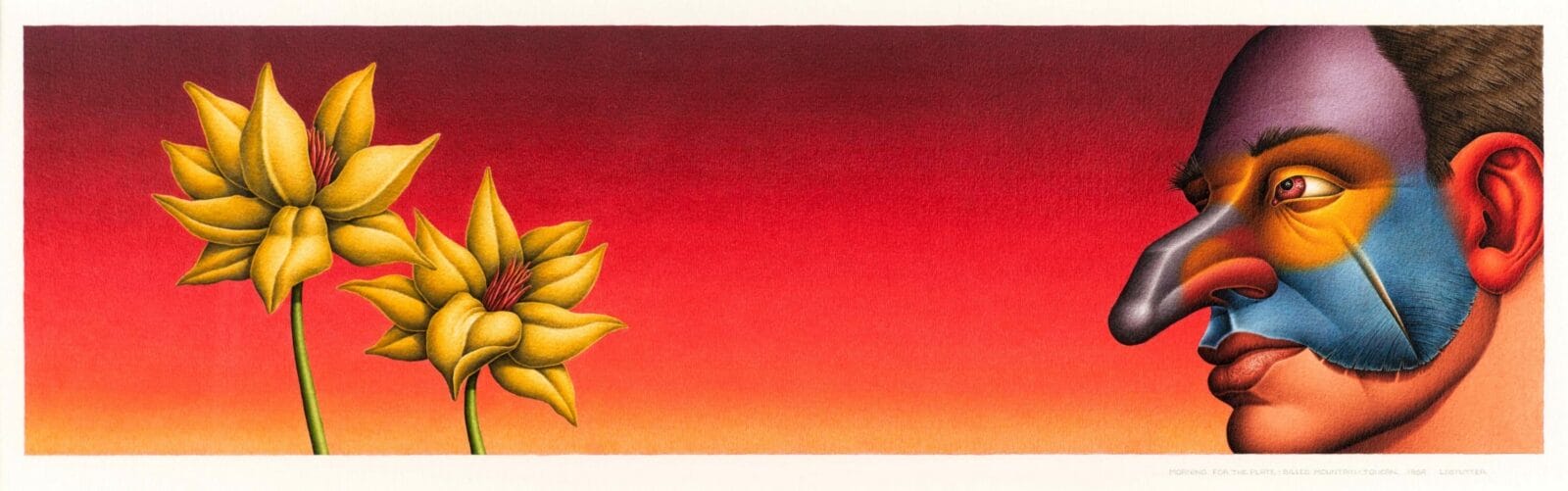 Morning for the Plate-Billed Mountain Toucan. Artist: Robert Lostutter. Date: 1989. Medium: watercolor and graphite on paper.