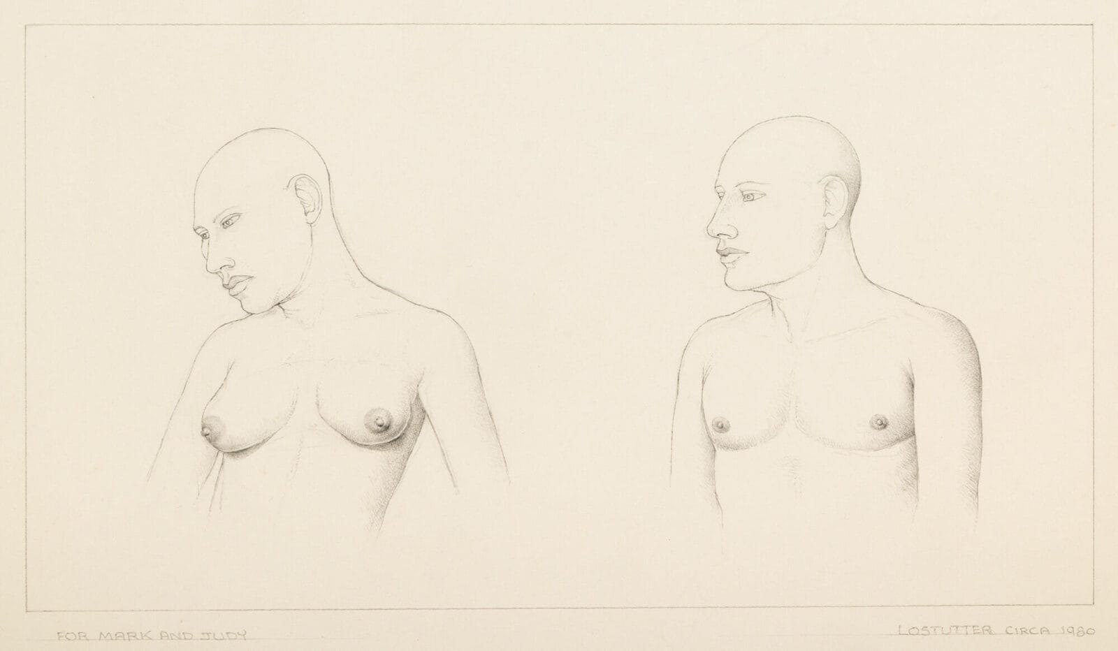 Untitled. Artist: Robert Lostutter. Date: 1980. Medium: graphite.