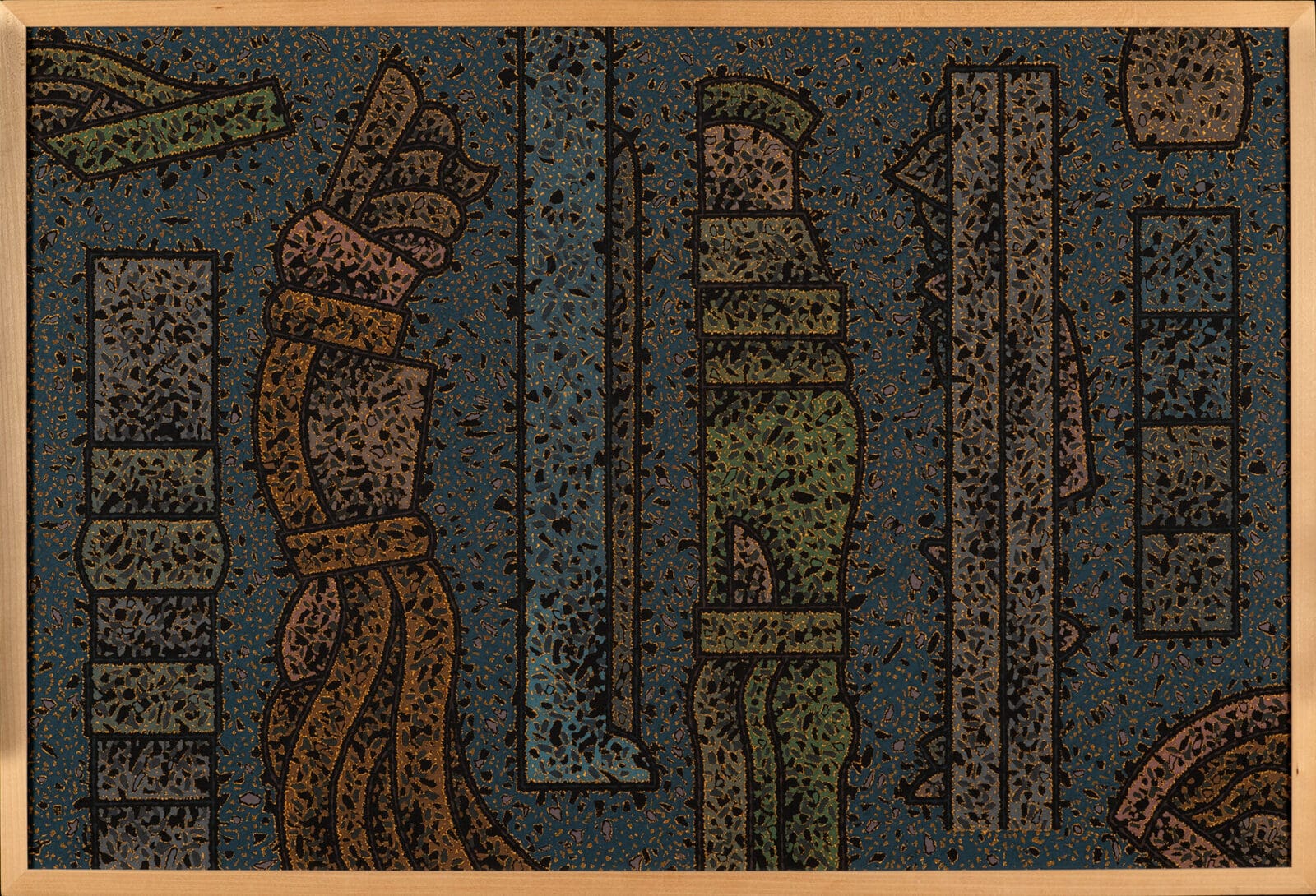 Indeliberate Dissociation. Artist: Ray Yoshida. Date: 1977. Medium: oil on canvas.