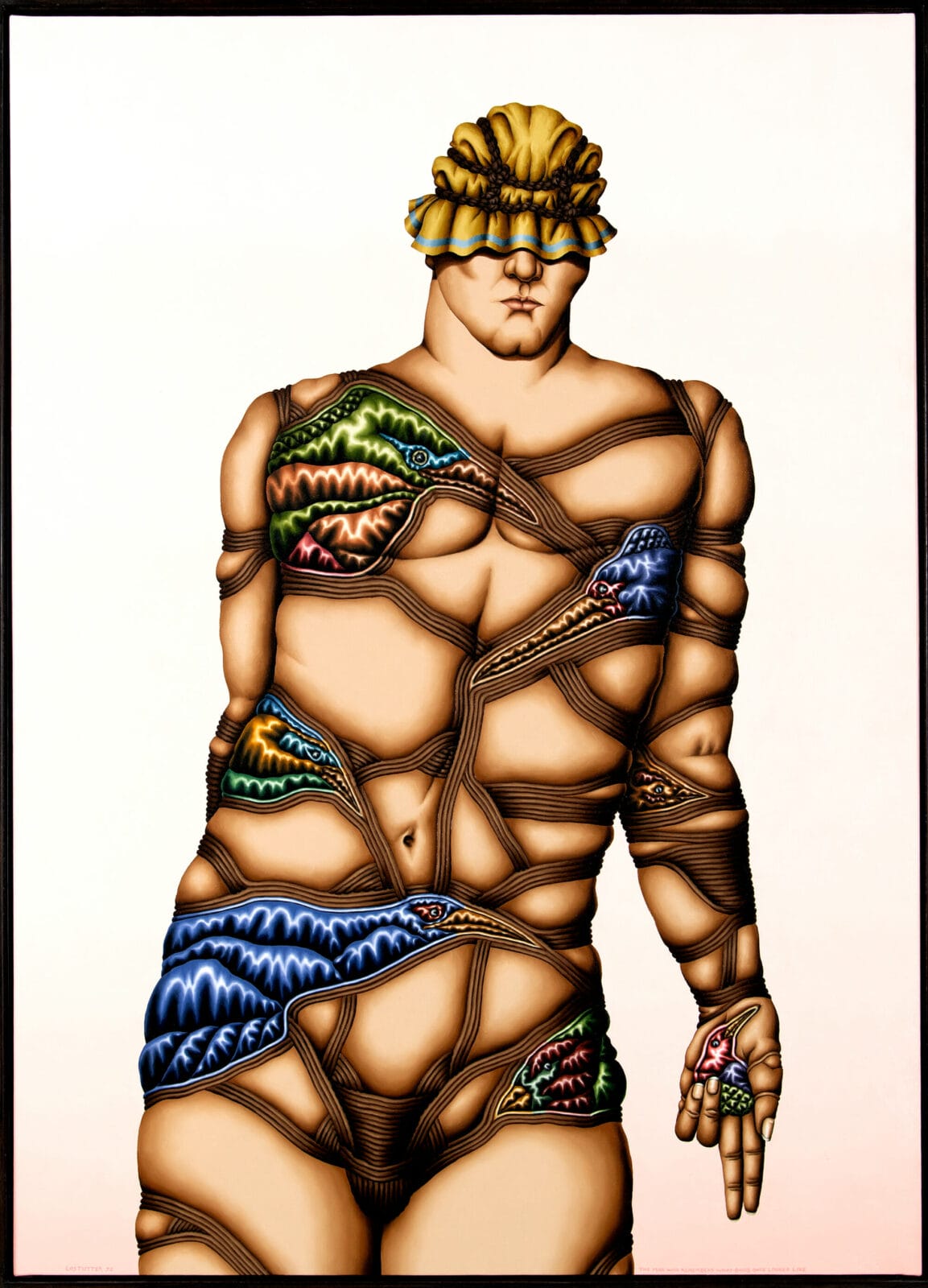 The Man Who Remembers What Birds Once Looked Like. Artist: Robert Lostutter. Date: 1973. Medium: oil on canvas.