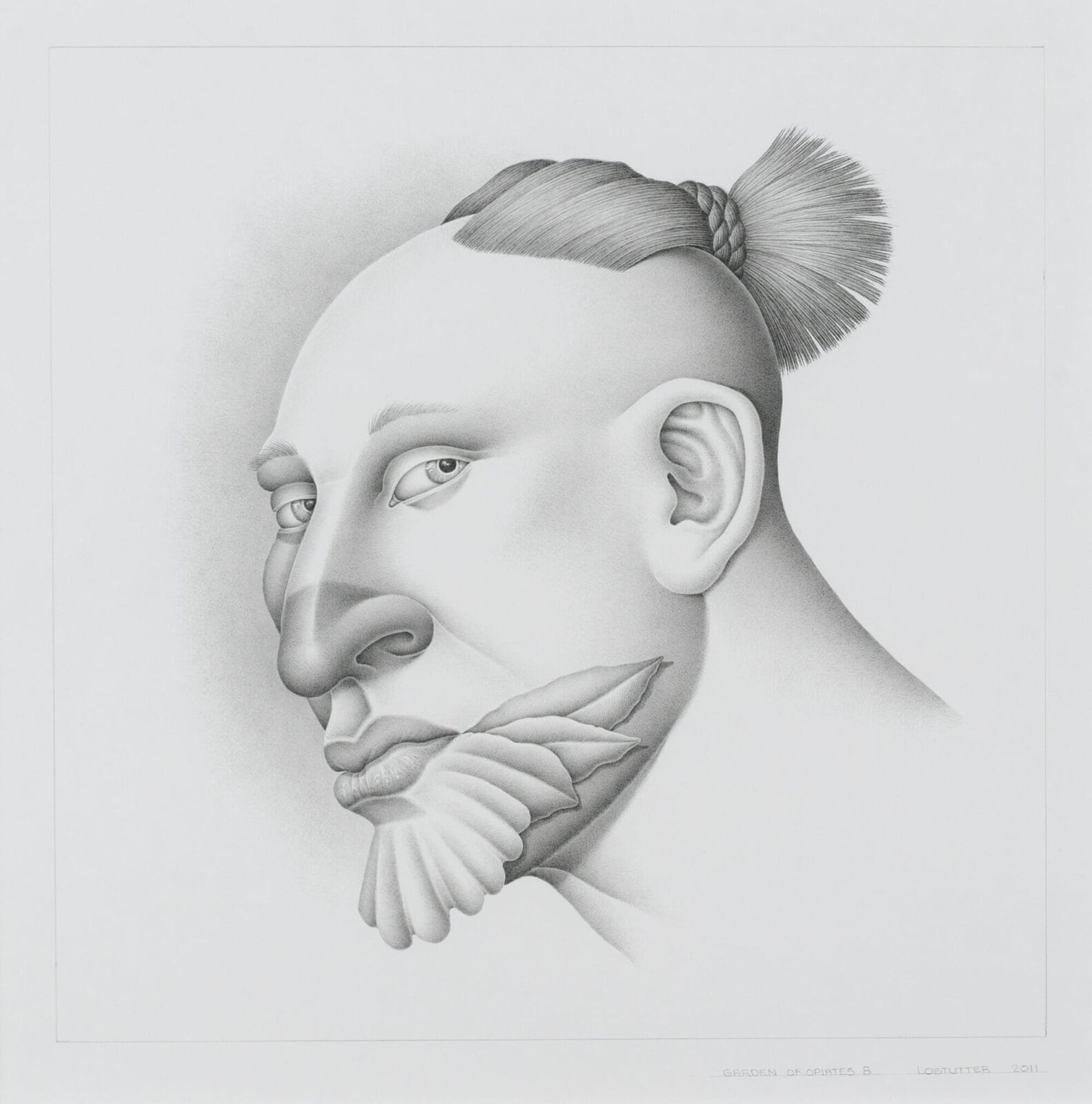 Garden of Opiates 8. Artist: Robert Lostutter. Date: 2011. Medium: graphite on paper.