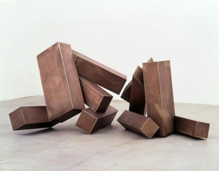 Joel Shapiro, Untitled, 1990-91. Bronze, 35 x 71 x 37 inches. ©2018 Joel Shapiro / Artists Rights Society (ARS), New York. Courtesy of the artist.