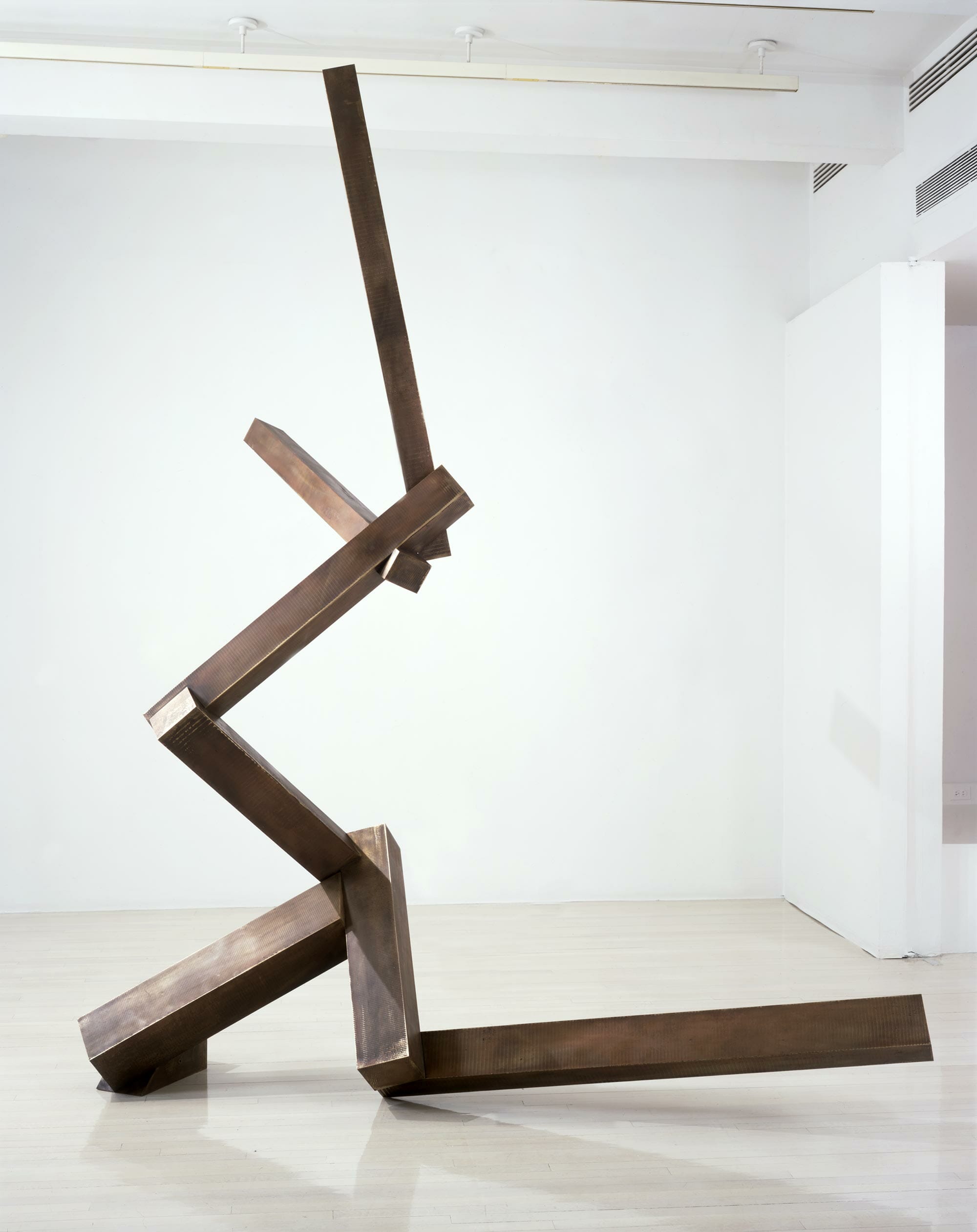 Joel Shapiro, Untitled, 2001. Bronze, 123 x 104 x 49 inches. ©2018 Joel Shapiro / Artists Rights Society (ARS), New York. Photo: Ellen Page Wilson. Courtesy of the artist and Pace Gallery.
