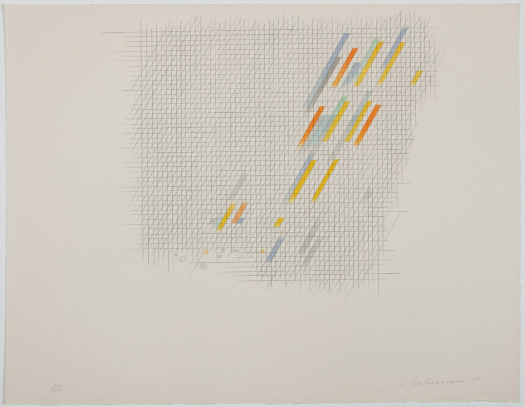 Project II. Artist: Garo Zareh Antreasian. Date: 1978. Medium: lithograph.