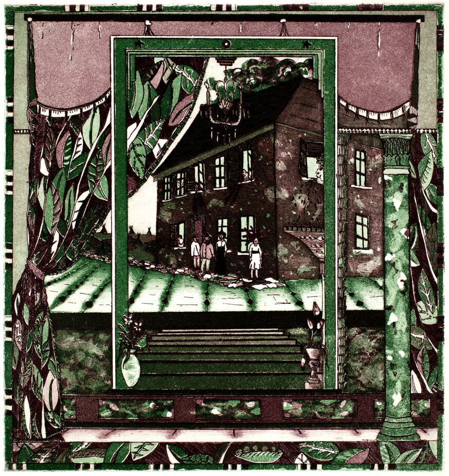 Time of the Season. Artist: Nancy Andrews. Date: 1983. Medium: intaglio.