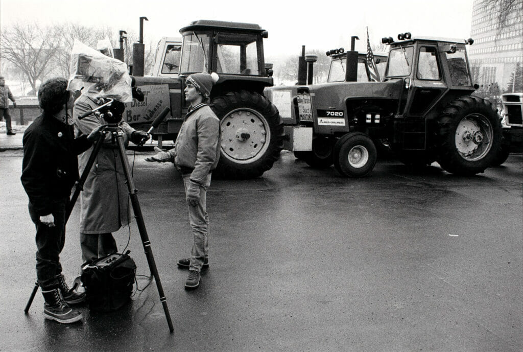 Demonstration, St. Paul, Minnesota. Artist: Thomas Frederick Arndt. Date: 1985. Medium: gelatin silver print.