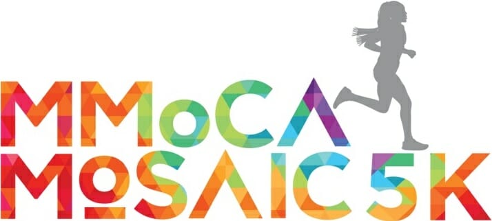 MMoCA Mosaic 5K logo