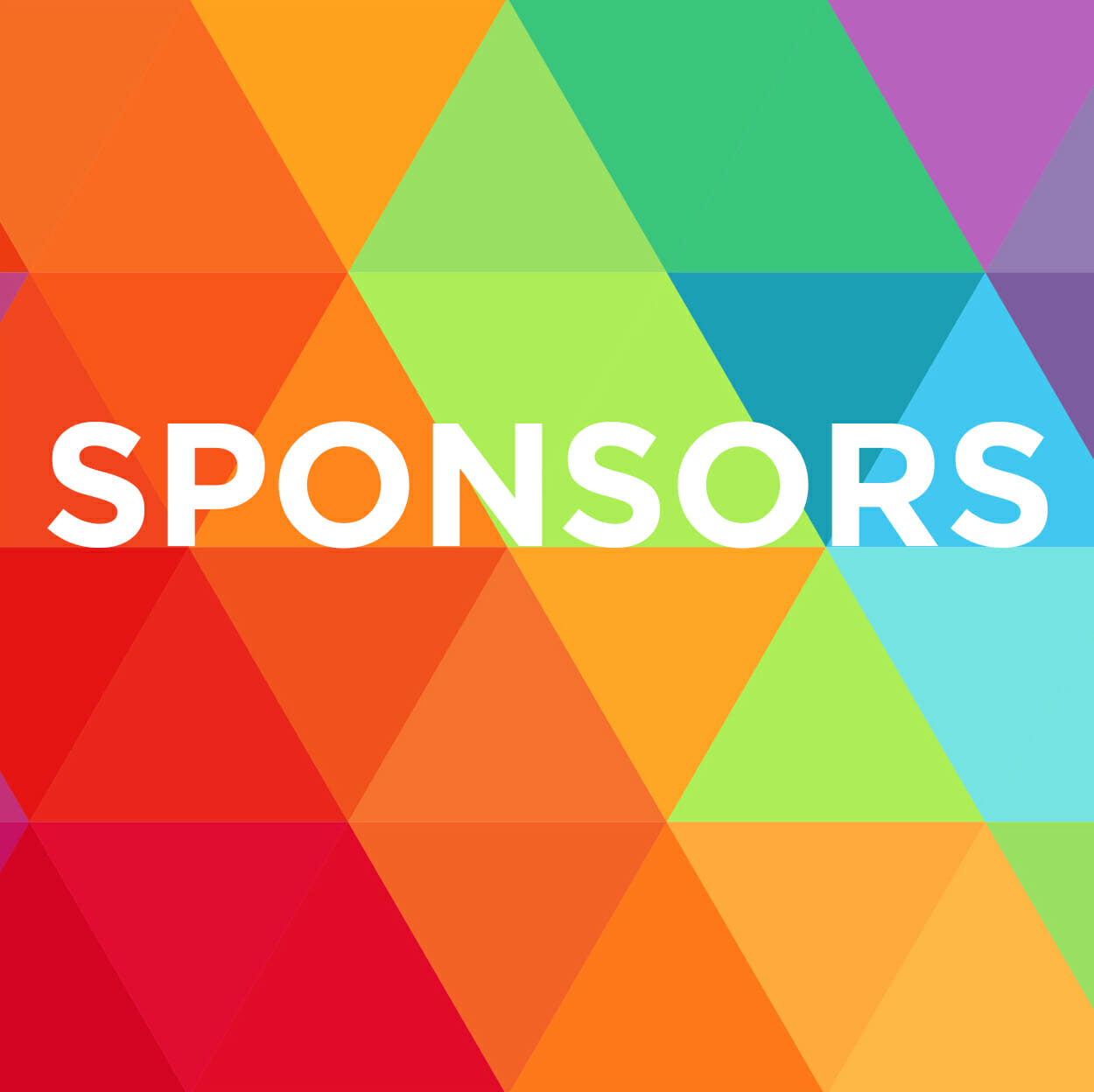 graphic that says sponsors