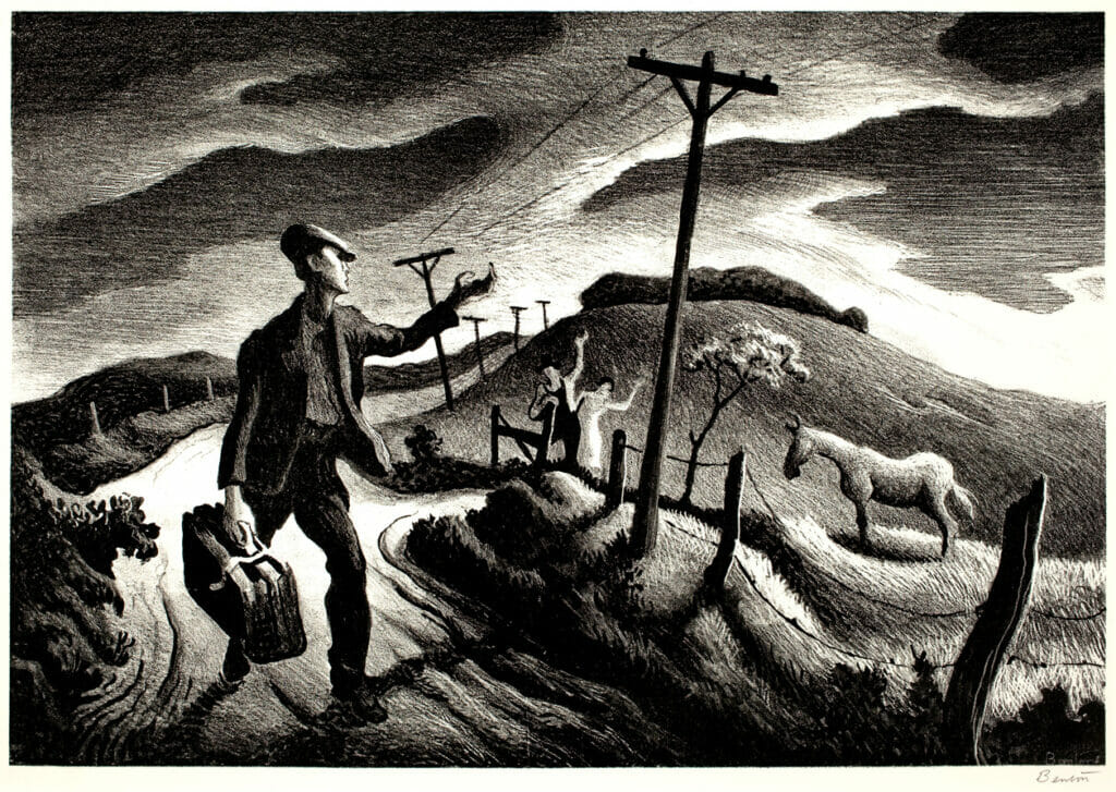 The Boy. Artist: Thomas Hart Benton. Date: 1948. Medium: lithograph.