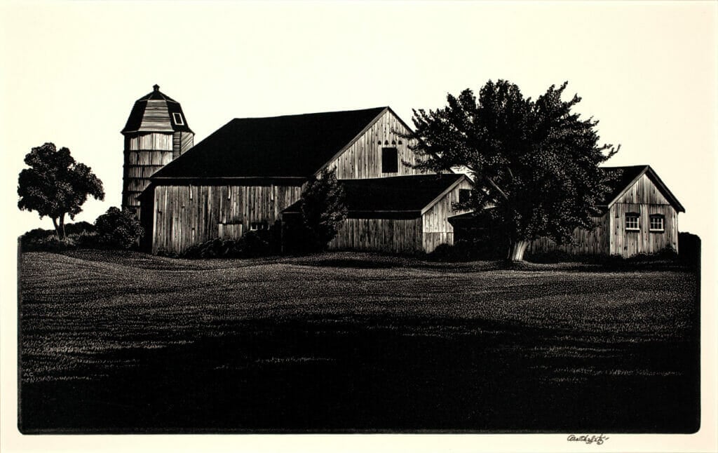 May Sunlight. Artist: Asa Cheffetz. Medium: wood engraving.