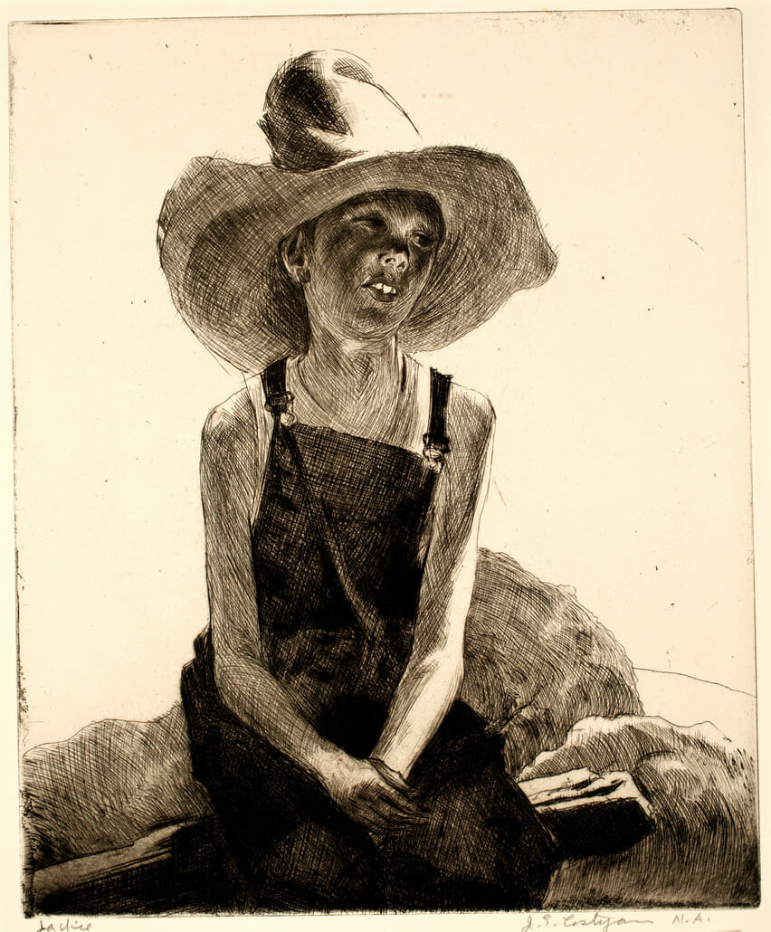 Jackie. Artist: John E. Costigan. Date: 1931. Medium: etching.
