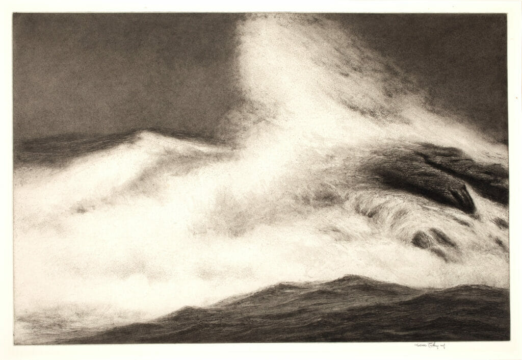The Devil’s Back. Artist: Kerr Eby. Date: 1939. Medium: mezzotint and drypoint.