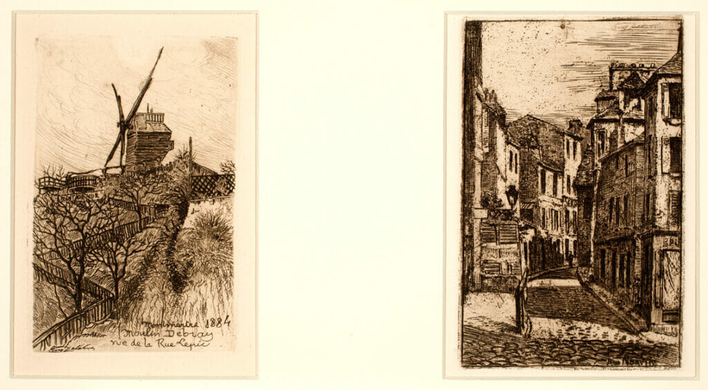 Windmill. Artist: Eugene Delatre. Date: 1884. Medium: etching.