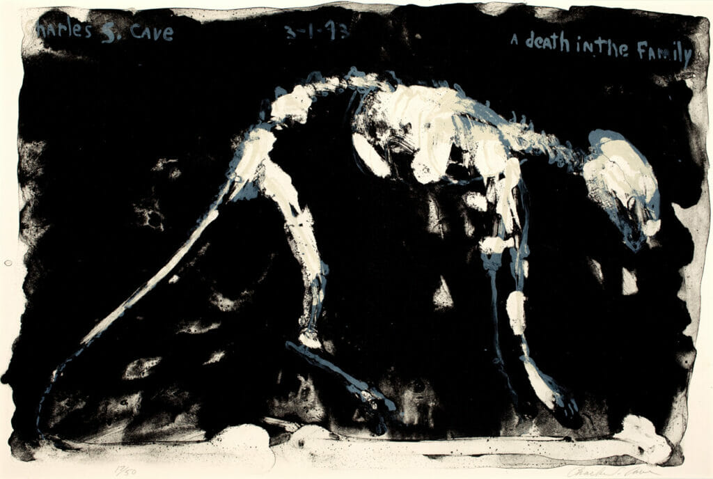 Death in the Family. Artist: Charles Cave. Date: 1974. Medium: lithograph.