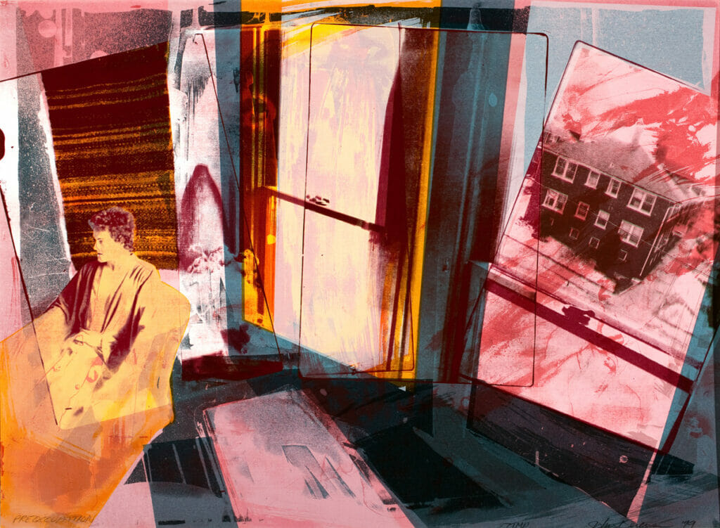 Preoccupation. Artist: John Berens. Date: 1979. Medium: photo screenprint.