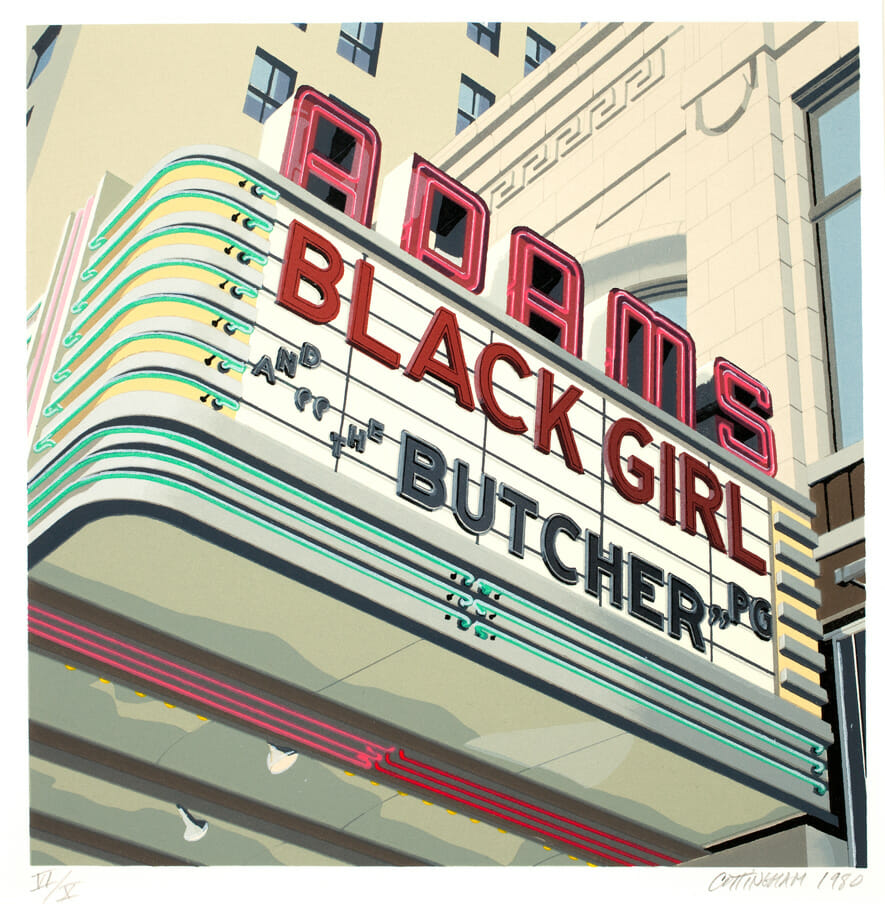 Black Girl. Artist: Robert Cottingham. Date: 1979. Medium: lithograph.