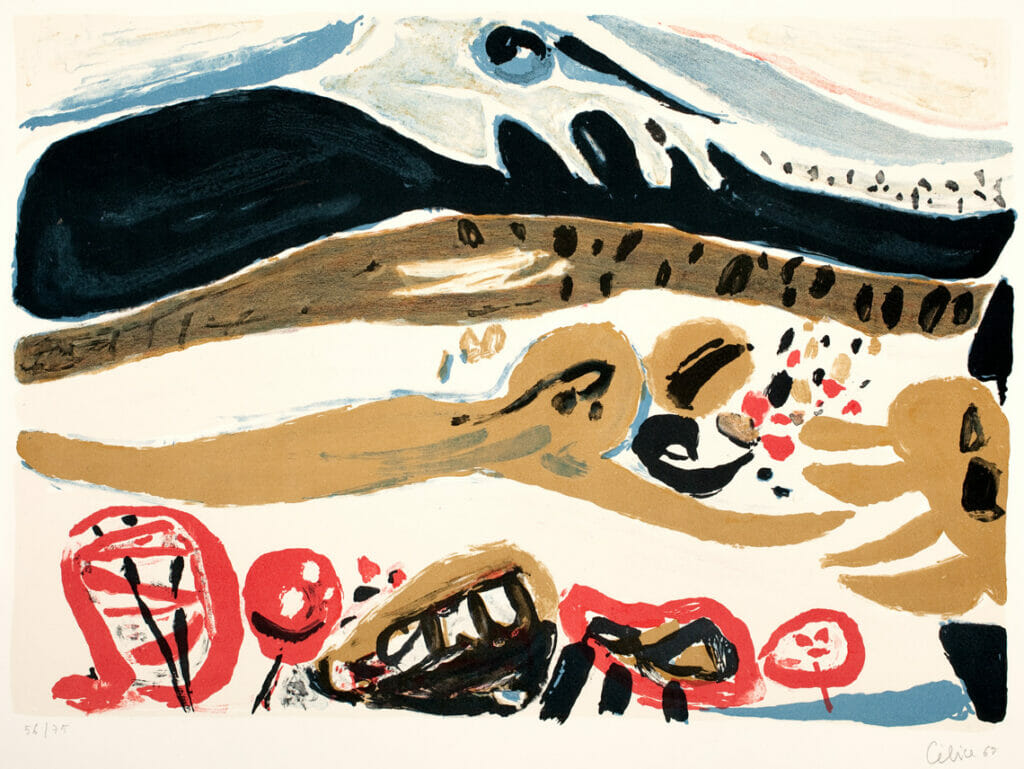Paysage Blanc. Artist: Pierre Celice. Date: 1968. Medium: lithograph.