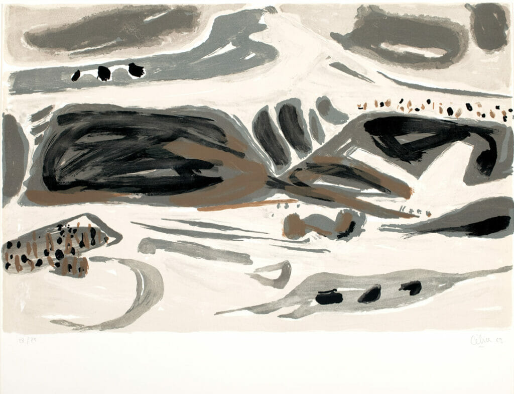 Paysage Gris. Artist: Pierre Celice. Date: 1969. Medium: lithograph.