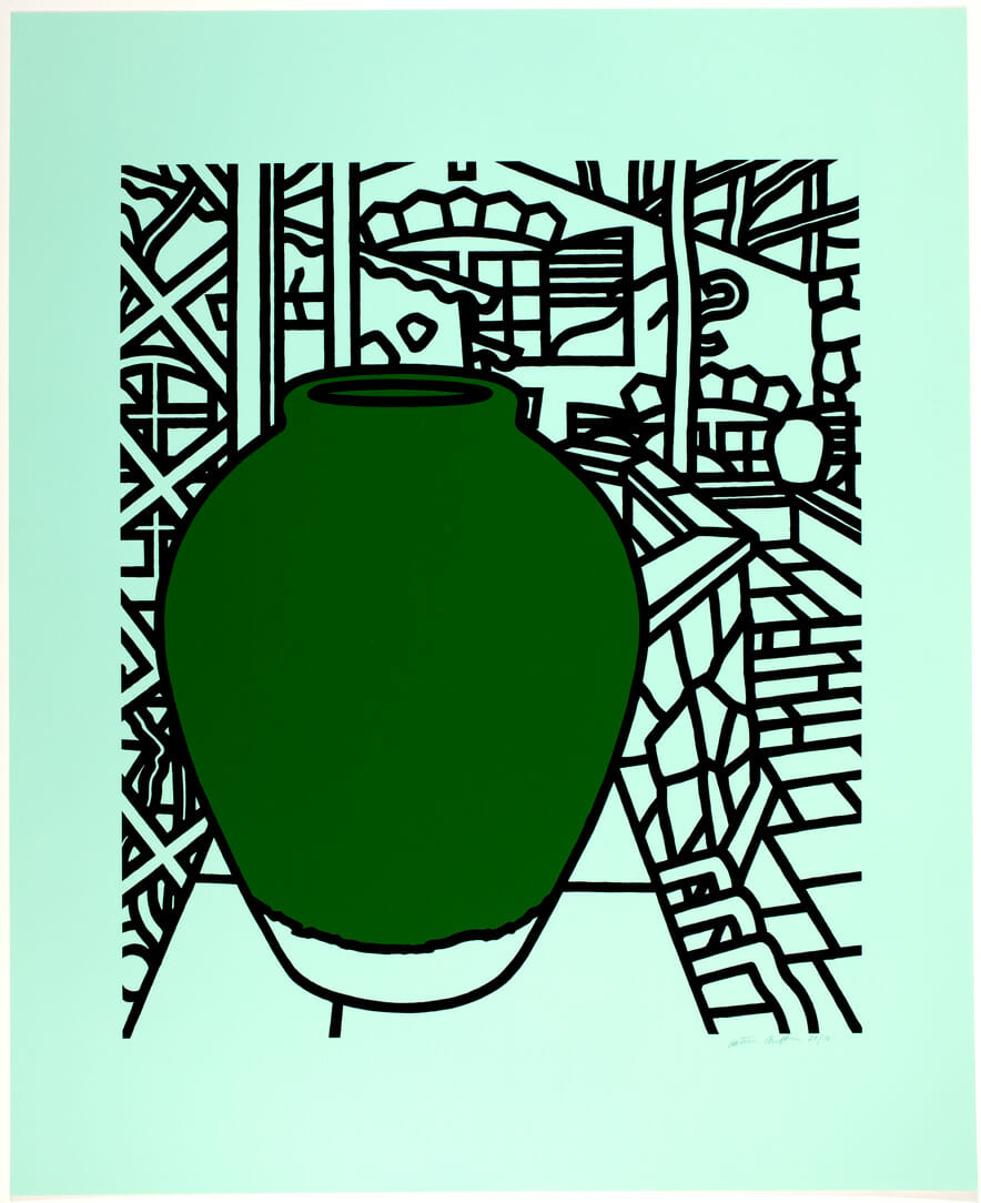 Jar. Artist: Patrick Caulfield. Date: 1974. Medium: screenprint.