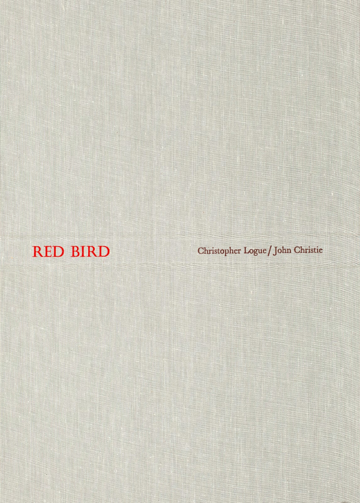 Rec Bird (Cover / Inner Sleeve). Artist: John Christie. Date: 1979.