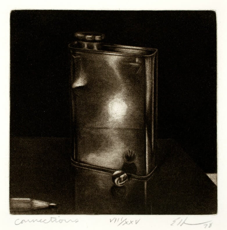 Connections. Artist: Robert Ecker. Date: 1978. Medium: mezzotint.