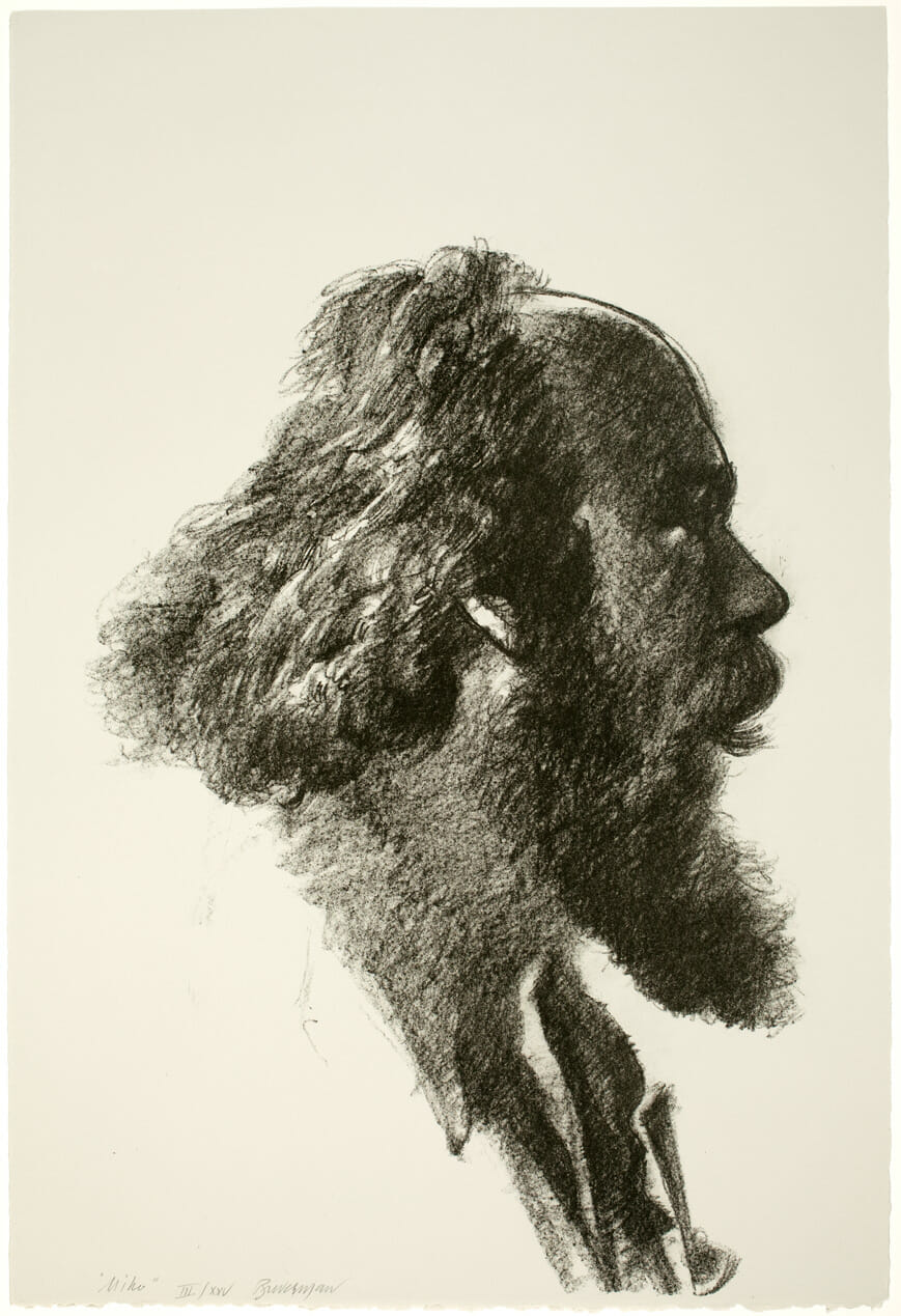 Mike. Artist: Harvey Breverman. Date: 1980. Medium: lithograph.