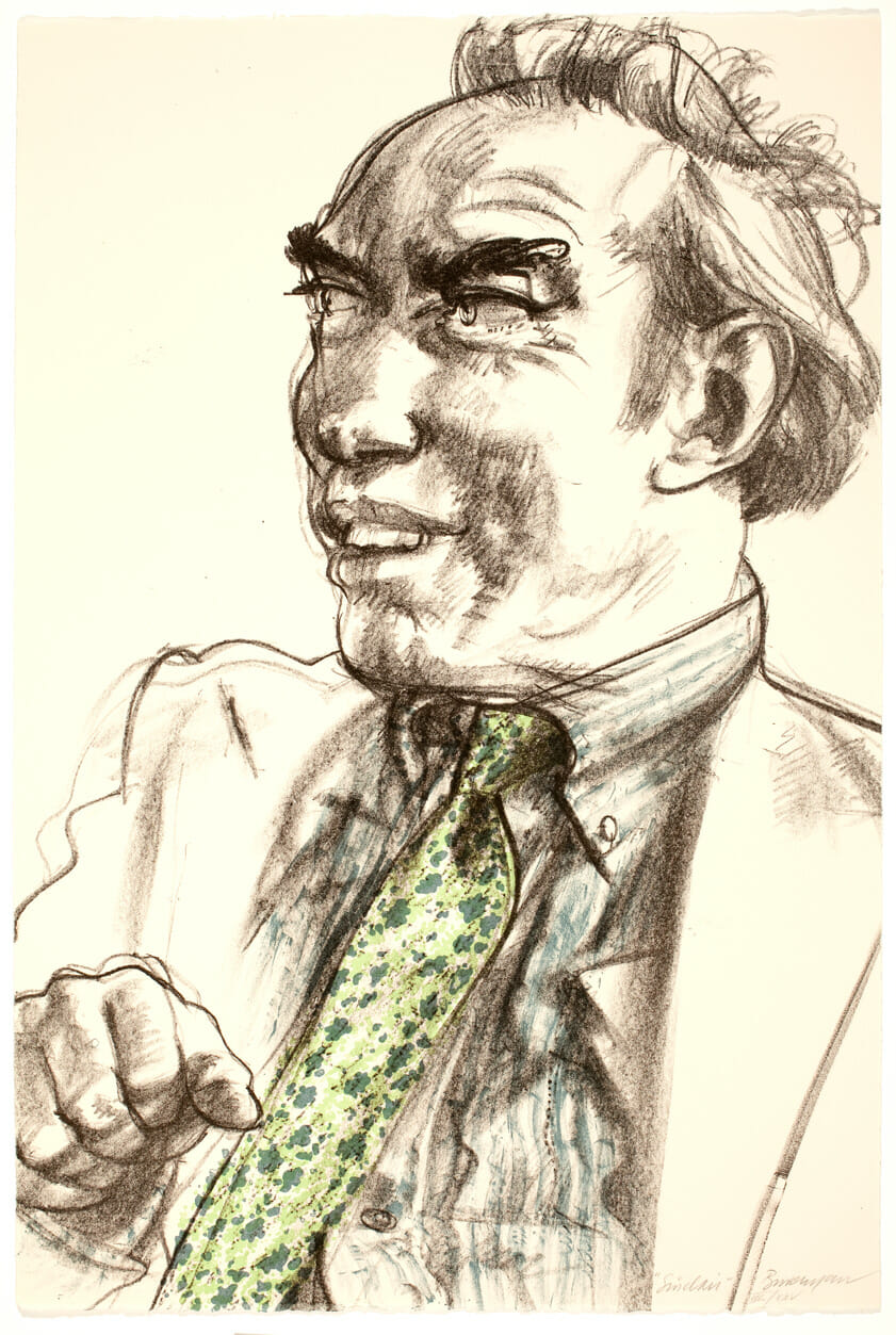 Sinclair. Artist: Harvey Breverman. Date: 1980. Medium: lithograph.