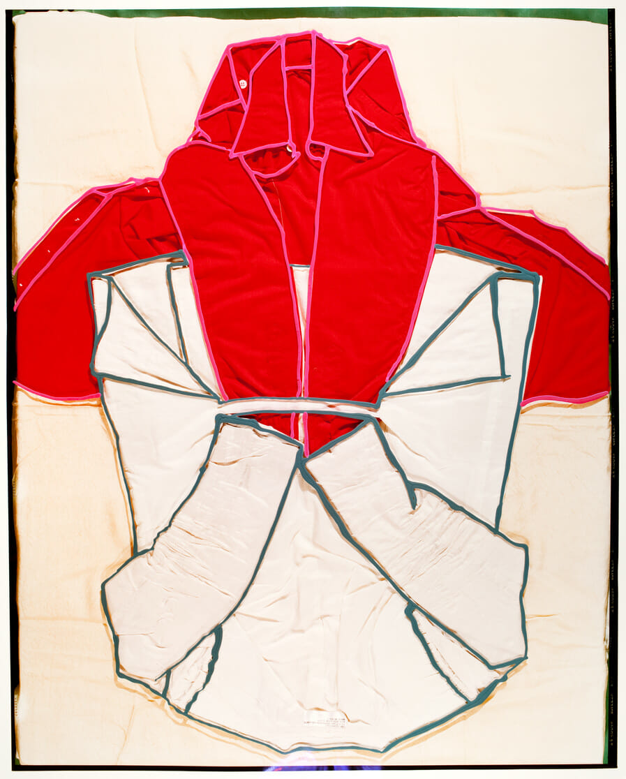 White Over Red #4. Artist: Harry Bowers. Date: 1983. Medium: chromogenic print.