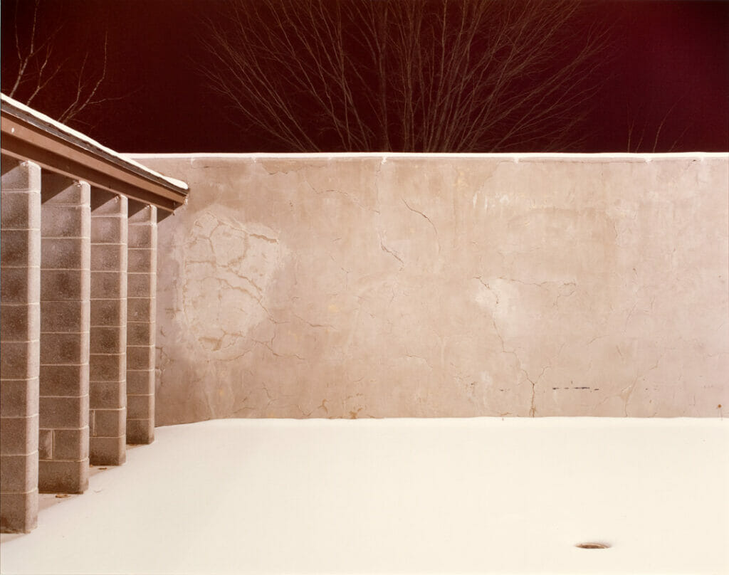 Winter Wall. Artist: William Bedford. Date: 1983. Medium: color photograph.