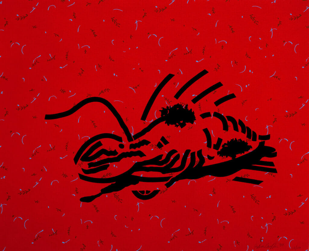 Dressed Lobster. Artist: Patrick Caulfield. Date: 1980. Medium: screenprint.