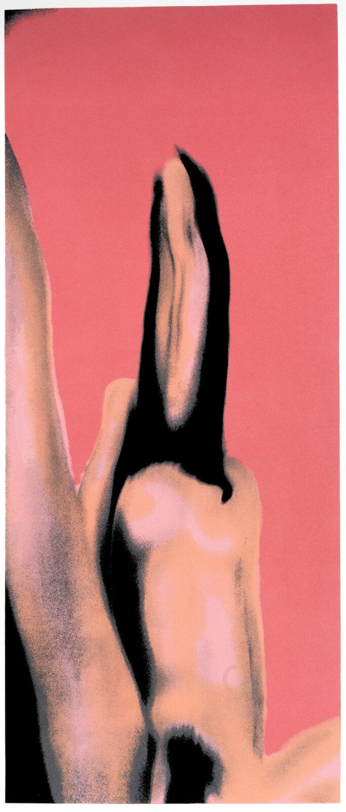 Untitled #3. Artist: Larry Bell. Date: 1974. Medium: screenprint with flocking bon a tirer.