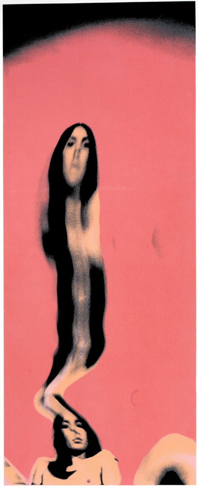 Untitled #4. Artist: Larry Bell. Date: 1974. Medium: screenprint with flocking bon a tirer.
