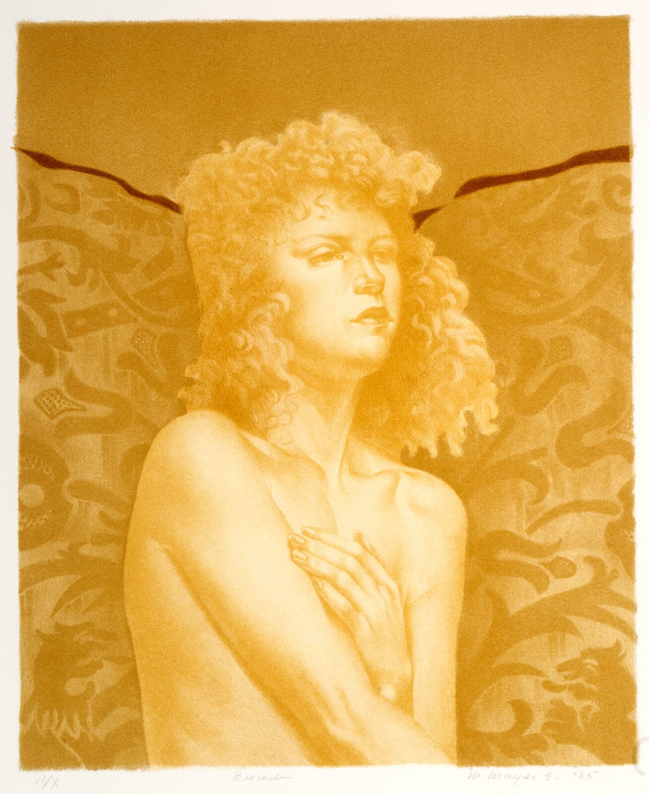 Brocade. Artist: Martha Erlebacher. Date: 1985. Medium: lithograph.
