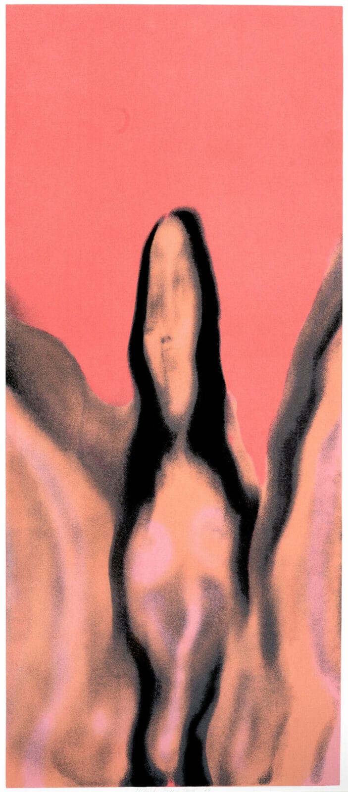 Untitled #6. Artist: Larry Bell. Date: 1974. Medium: screenprint with flocking bon a tirer.