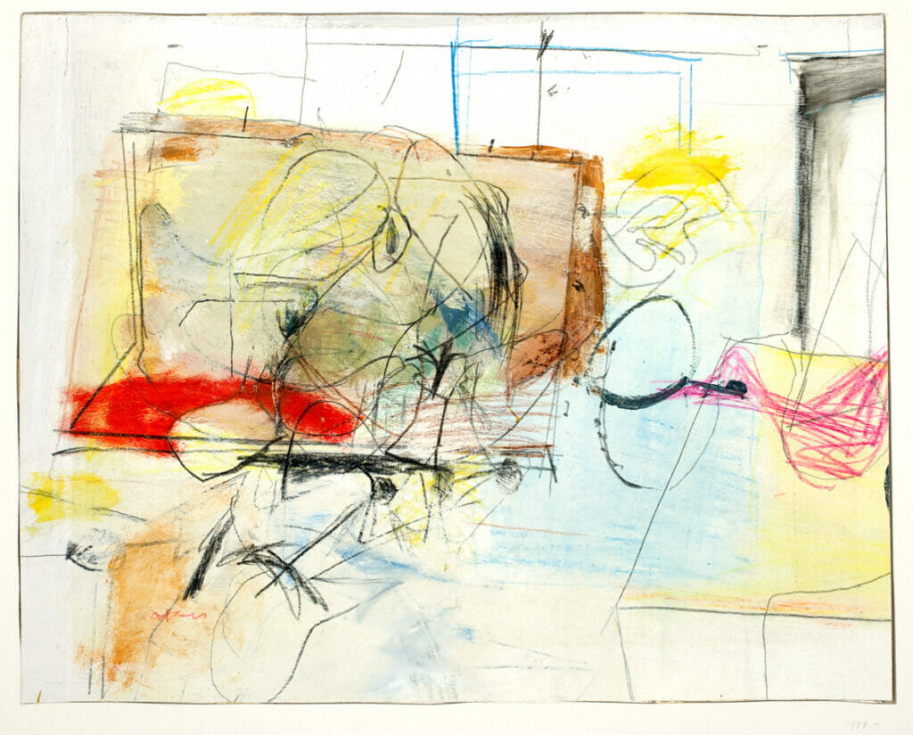 Divided. Artist: Henry Botkin. Date: 1960. Medium: gouache and charcoal.