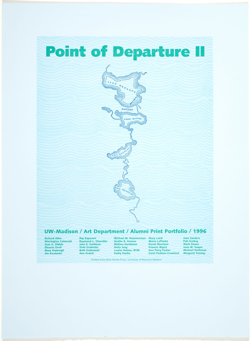 Title Page from Point of Departure II. Artist: Jim Escalante. Date: 1997. Medium: print.