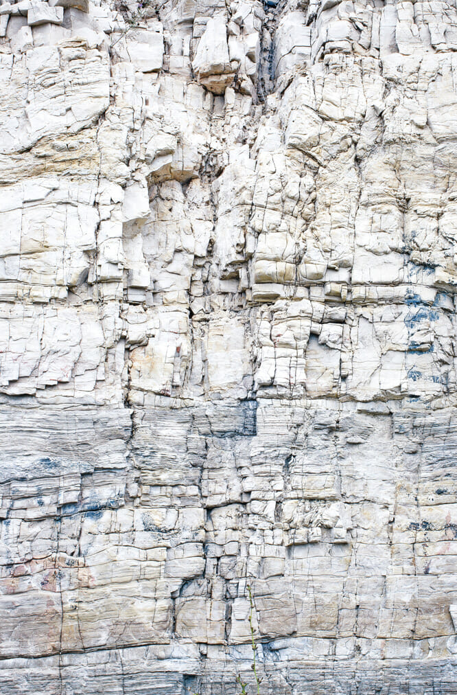 Quarry Rock Face, Door County, Wisconsin. Artist: James Cagle. Date: 2015. Medium: archival digital pigment print.