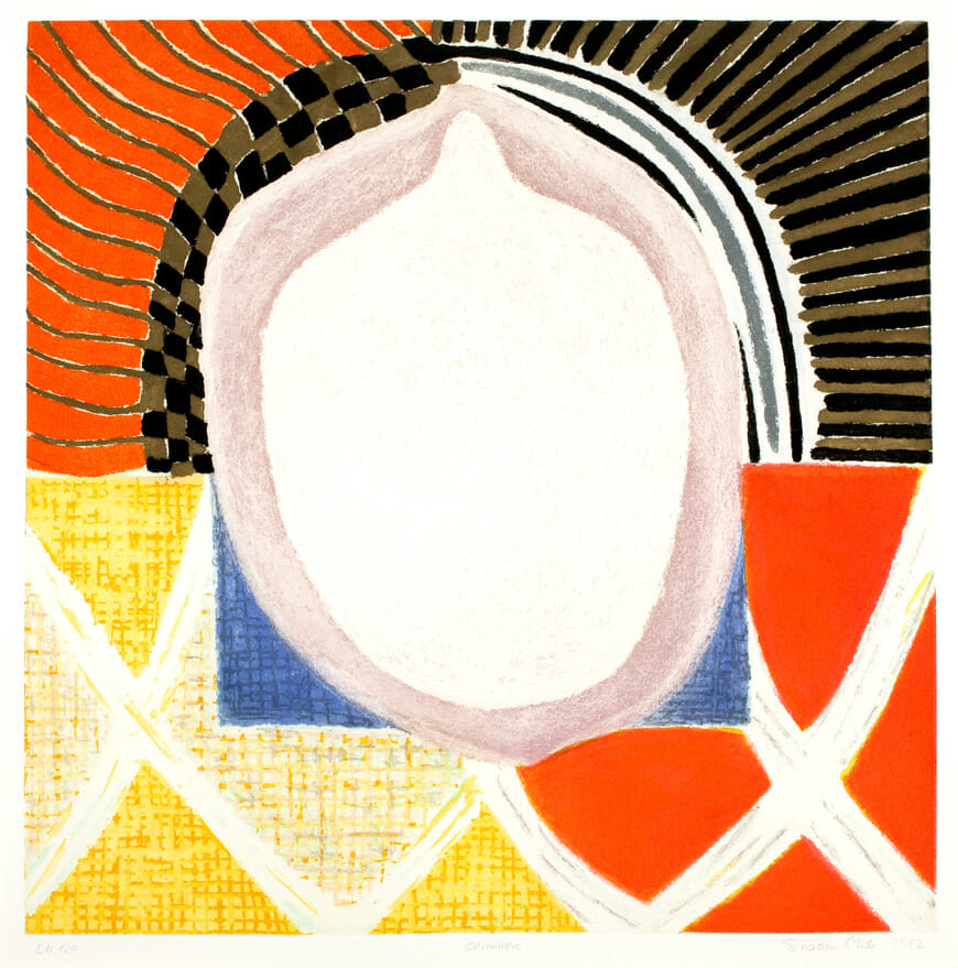 Shimmer. Artist: Susan Crile. Date: 1992. Medium: etching.