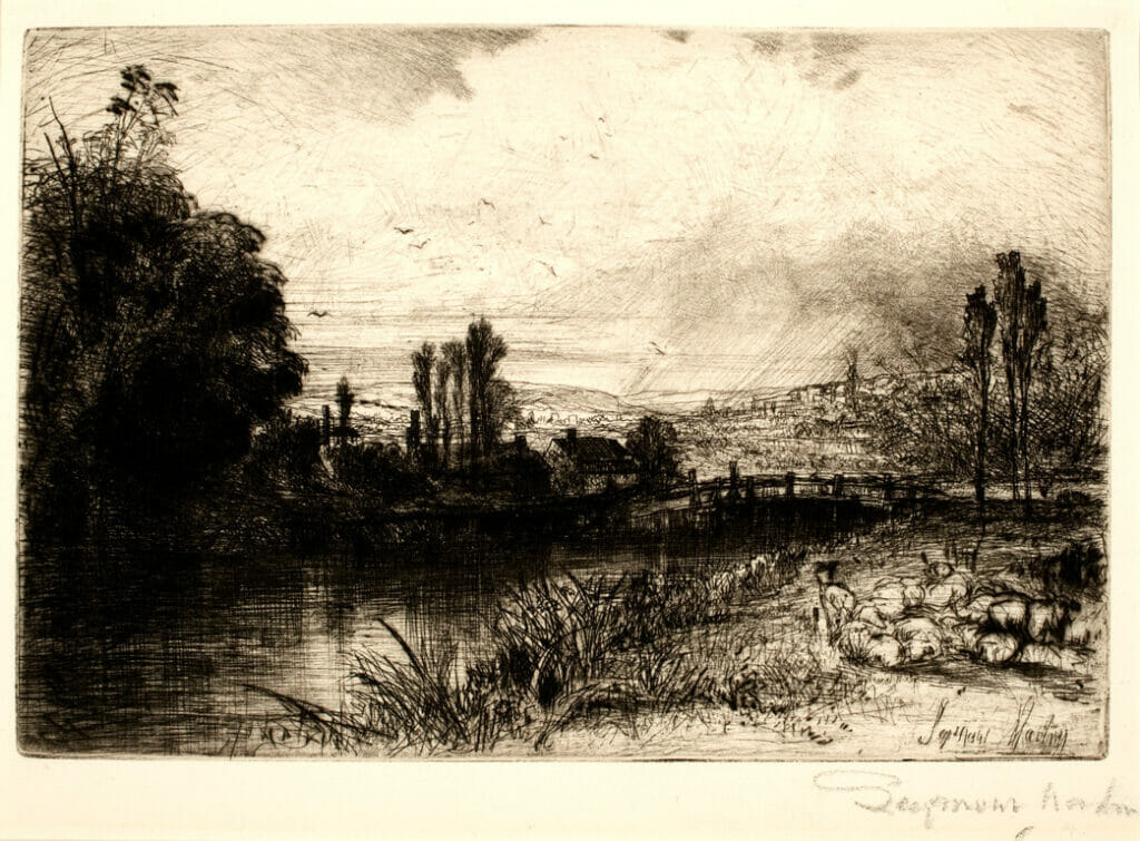 On the Test. Artist: Sir Francis Seymour Haden. Date: 1859. Medium: etching and drypoint.