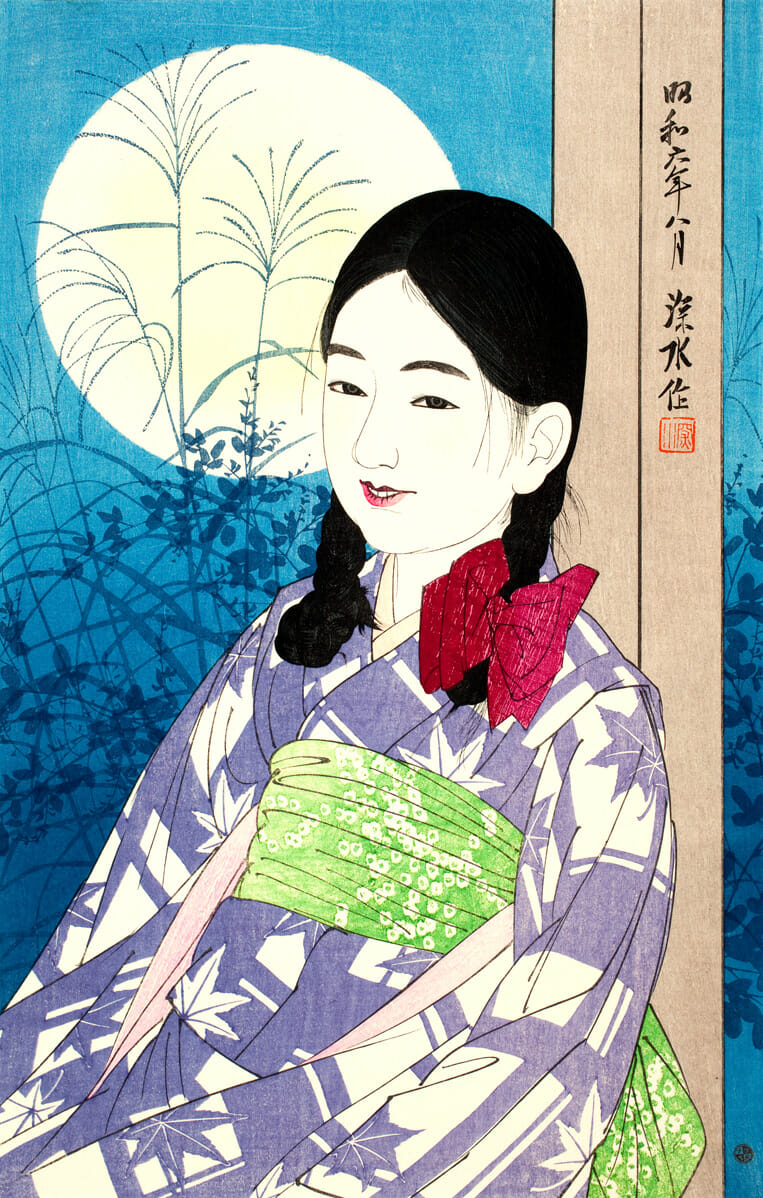 Full Moon in Autumn. Artist: Shinsui Ito. Date: 1931. Medium: woodblock.