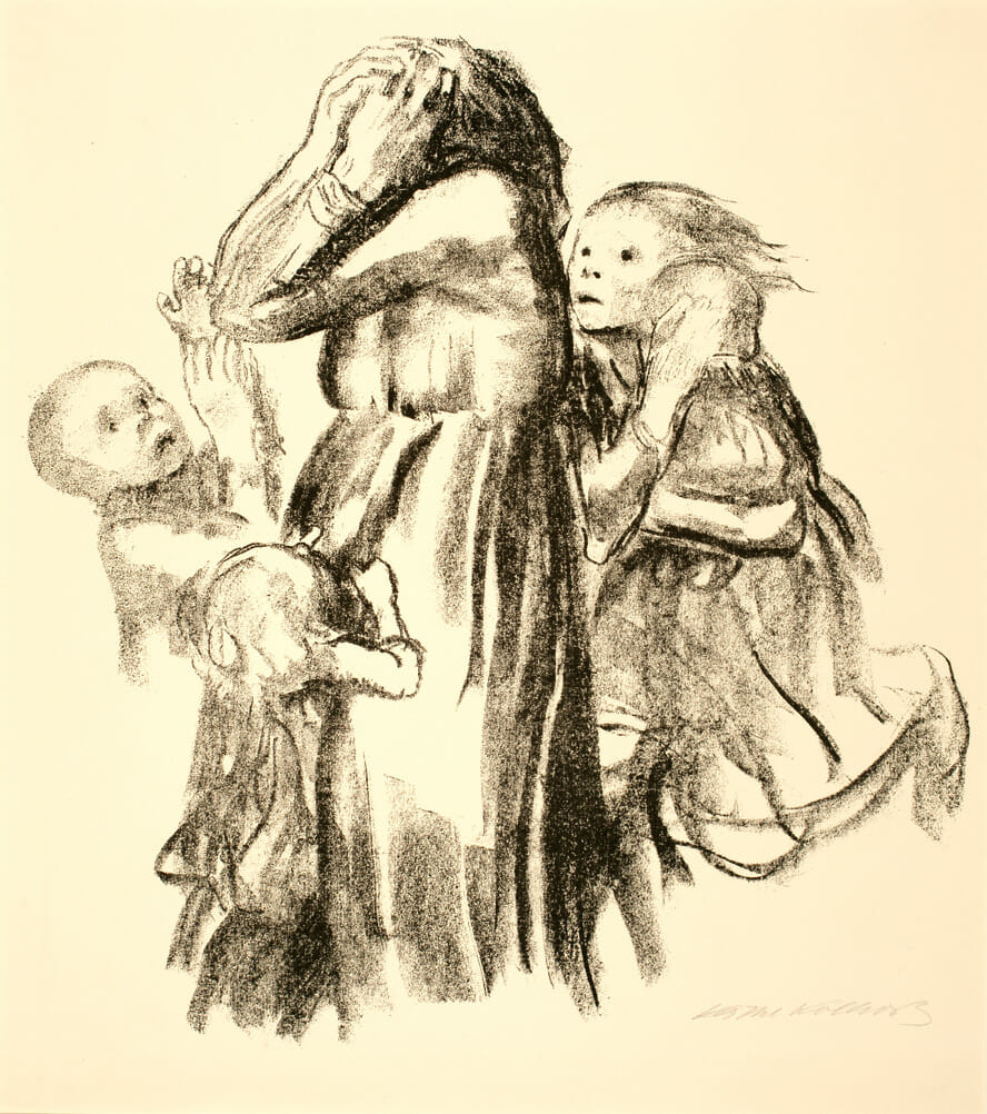 Gefallen [Killed in Action]. Artist: Käthe Kollwitz. Date: 1921. Medium: lithograph.